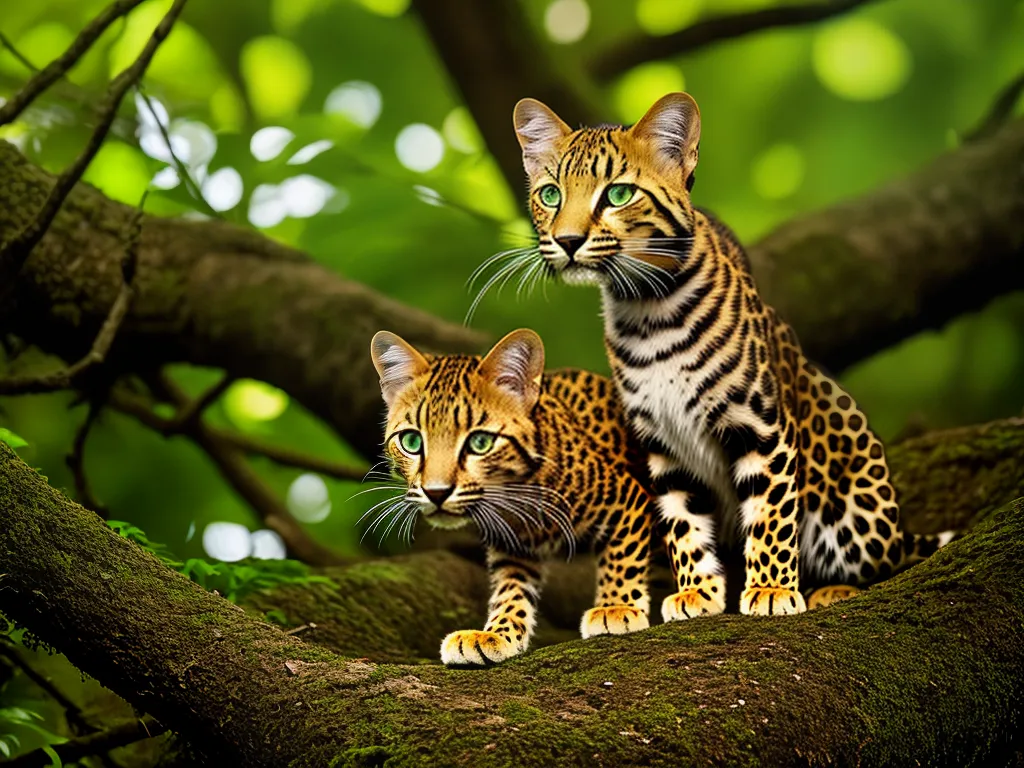 Imagens Relacao Gato Leopardo Fauna Sudeste Asiatico