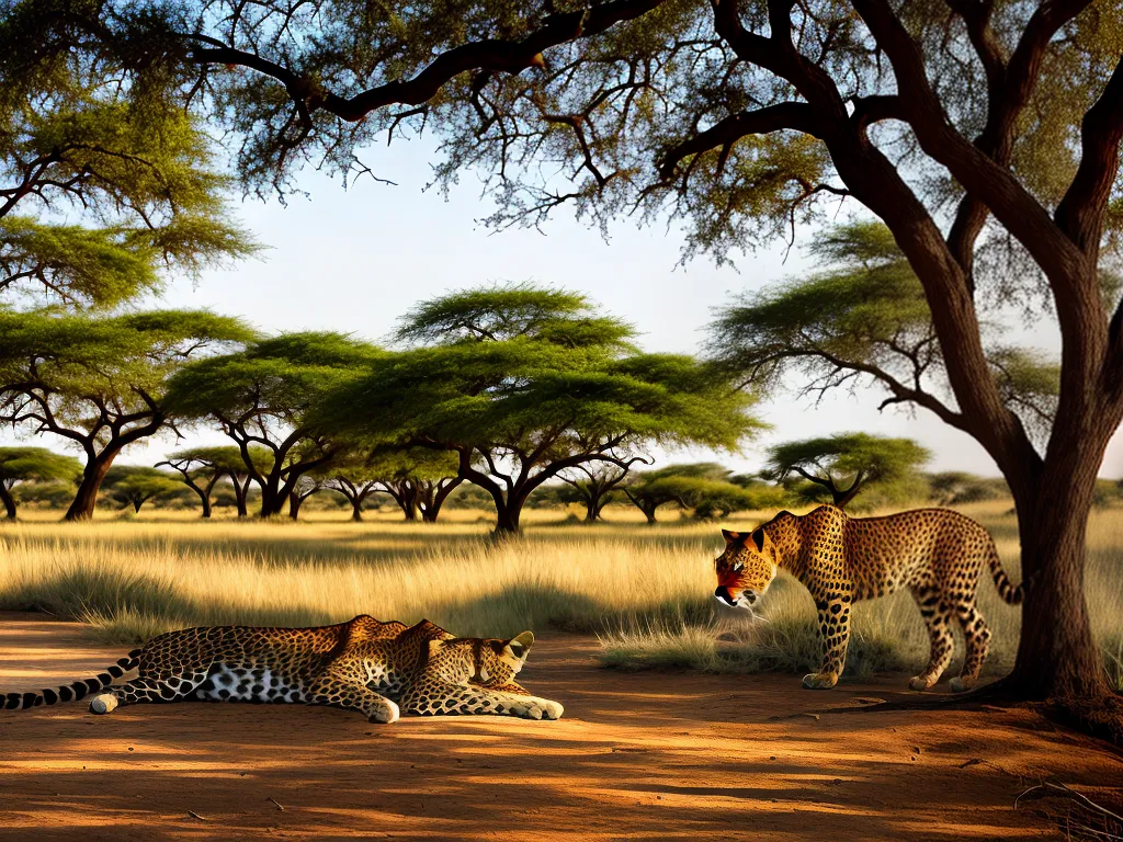 Imagens Relacao Simbiotica Gatos Pardos Predadores Africa