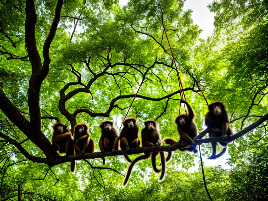 Imagens Tipos Macacos Florestas Tropicais