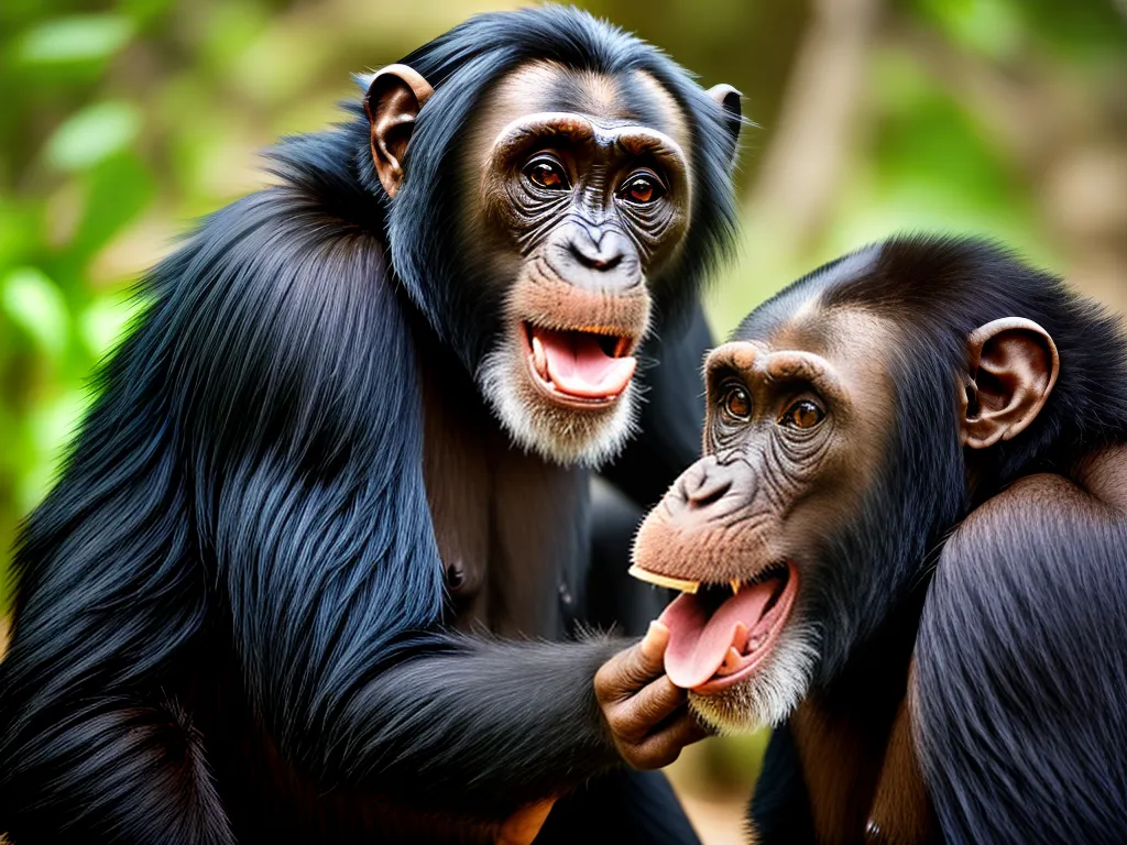 Imagens Tipos Vocalizacoes Chimpanzes