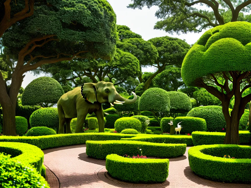 Imagens Topiaria E Jardinagem Como Integrar Esculturas De Plantas Em Seu Jardim