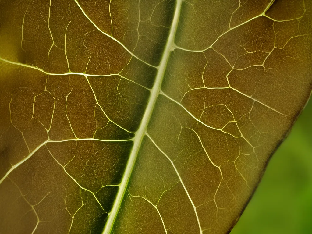 Veios Marrons nas Folhas das Plantas: Causas e Soluções 6
