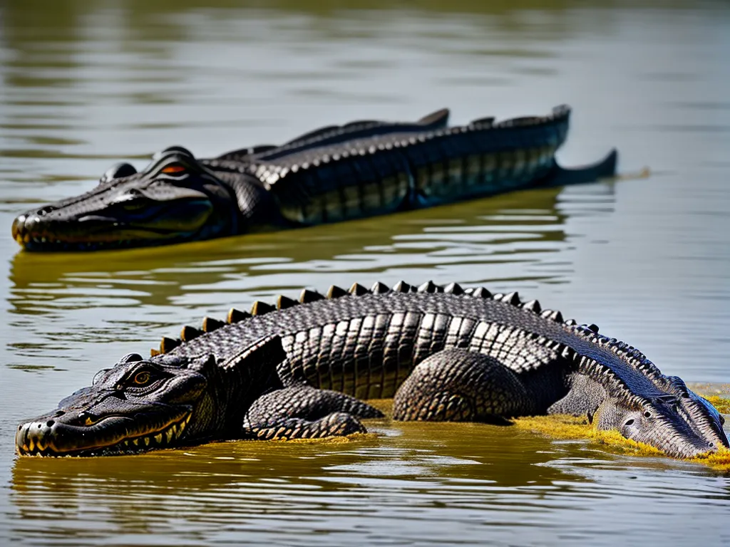 Natureza A Vida Aquatica Dos Crocodilos E Jacares