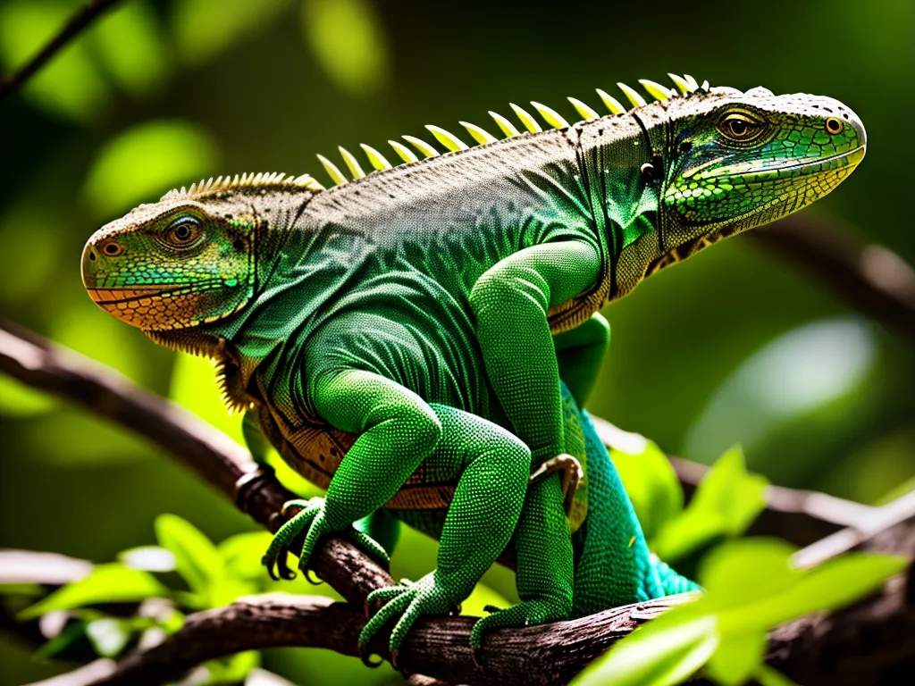 Natureza A Vida Com Lagartos Monitores Geckos E Iguanas