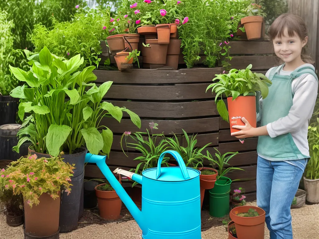 Natureza Acessorios Jardinagem Sustentavel Reciclando Materiais Plantas