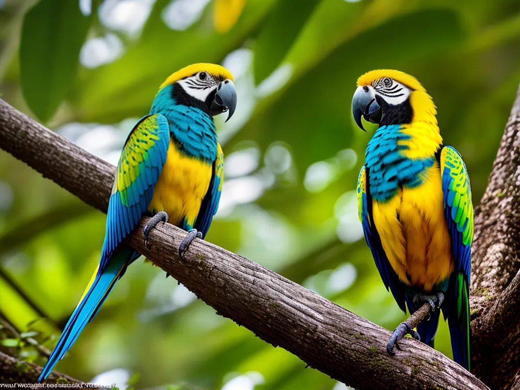 Natureza Amazona Aestiva Papagaio Verdadeiro