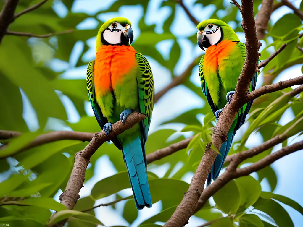 Descubra a Beleza do Periquito-Rei Aratinga Leucophthalmus 6