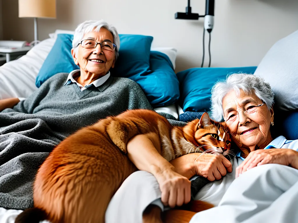 Gatos Terapeutas: Alegria em Hospitais e Asilos 7 Gatos Terapeutas: Alegria em Hospitais e Asilos 6