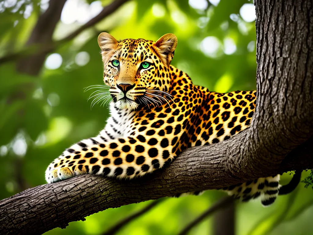 Natureza Biologia Comportamento Leopardo Nebuloso