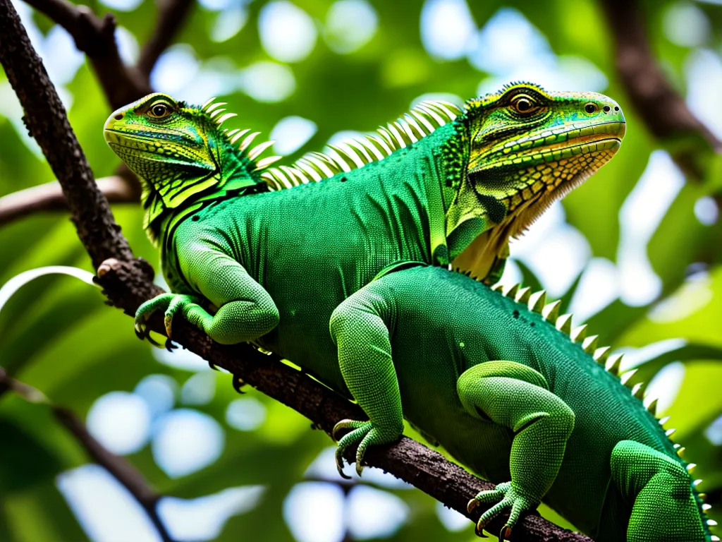 Natureza Biologia Lagartos Genero Iguana