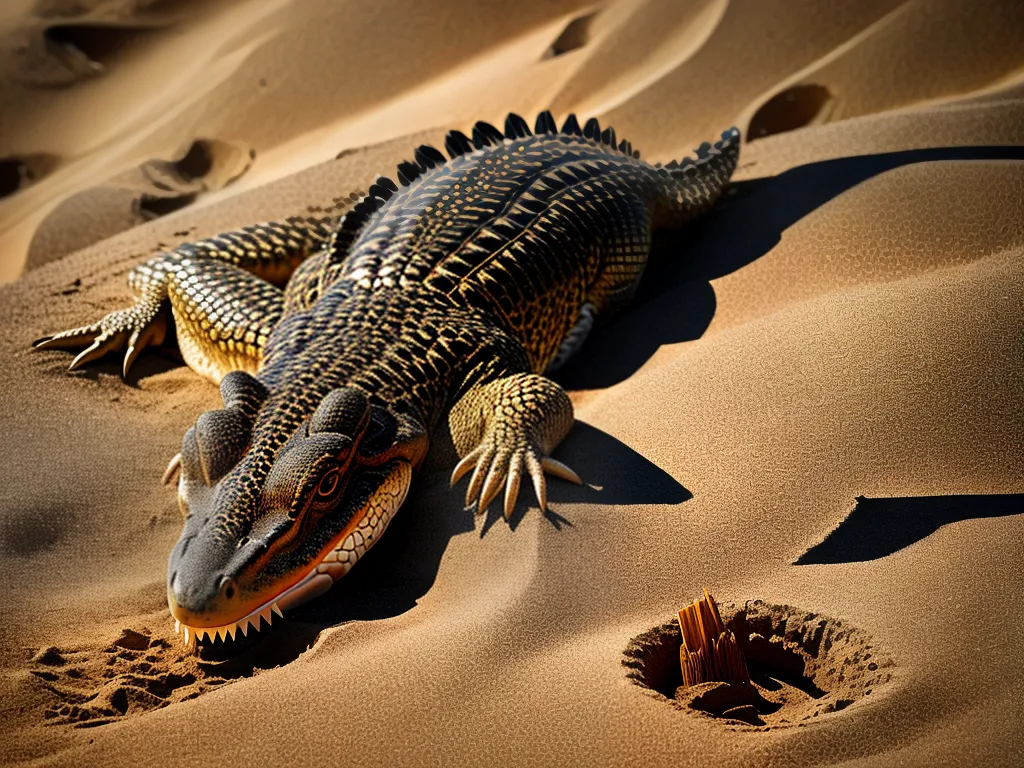 Natureza Como Crocodilos Constroem Ninhos Para Ovos
