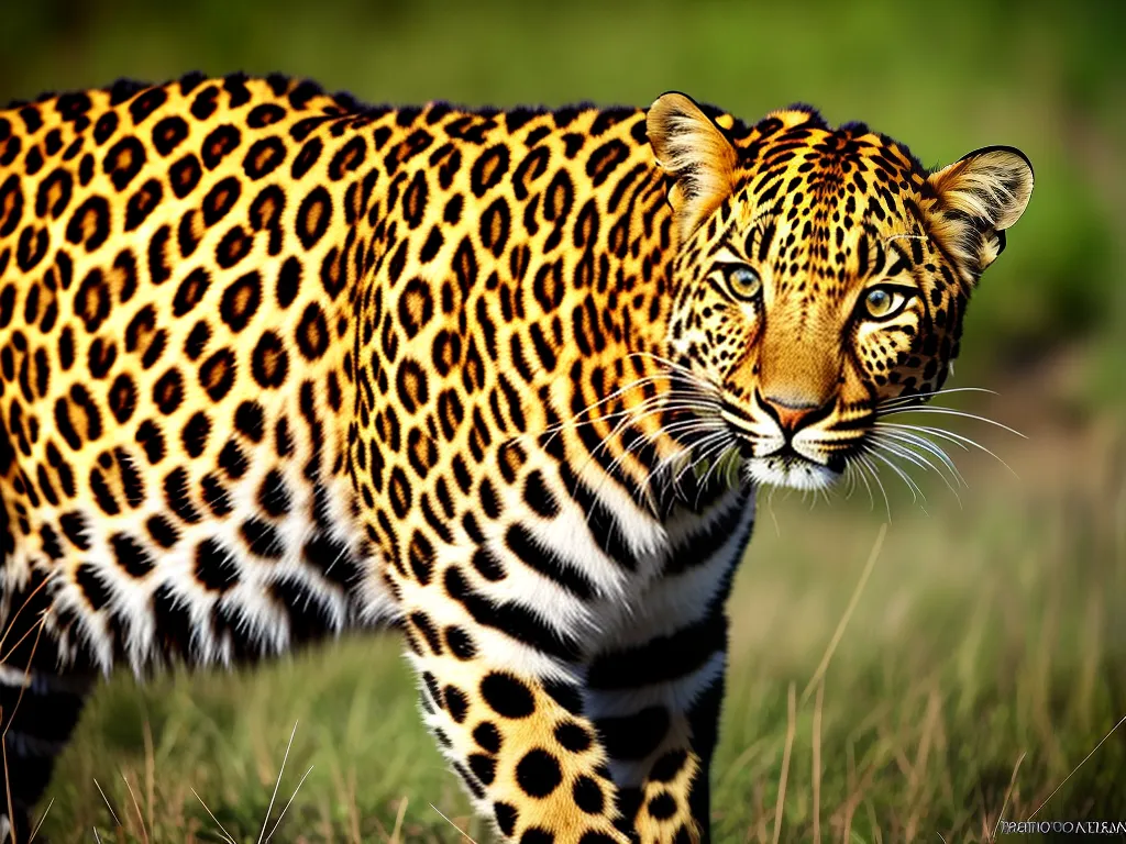 Natureza Como Leopardos Usam Camuflagem Para Atacar Presas