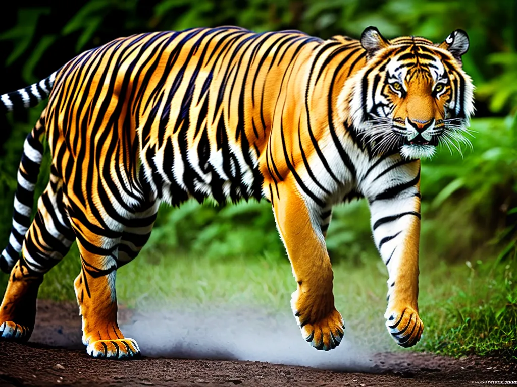 Natureza Como Tigres Usam Forca Velocidade Cacar Presas