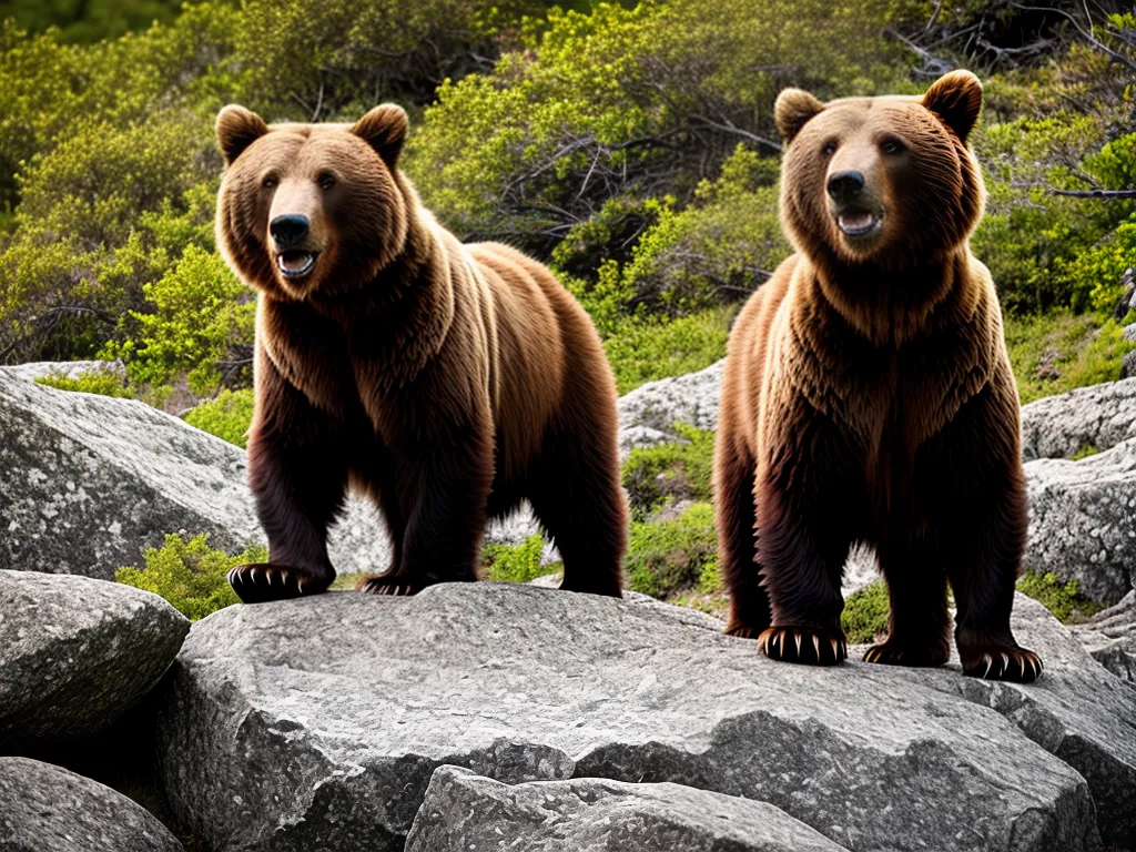 Natureza comunicacao sonora dos ursos