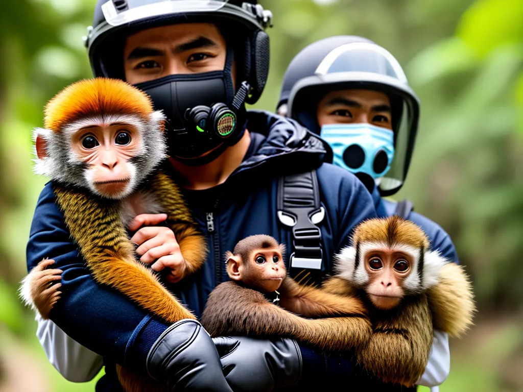 Natureza Cuidados Primatas Exoticos Saguis Micos Lemures