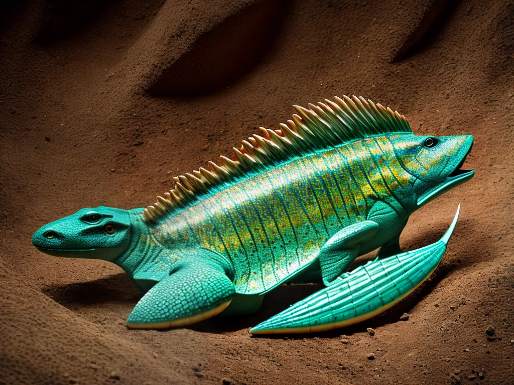 Natureza Dimetrodon Reptil Pre Historico Vela Costas