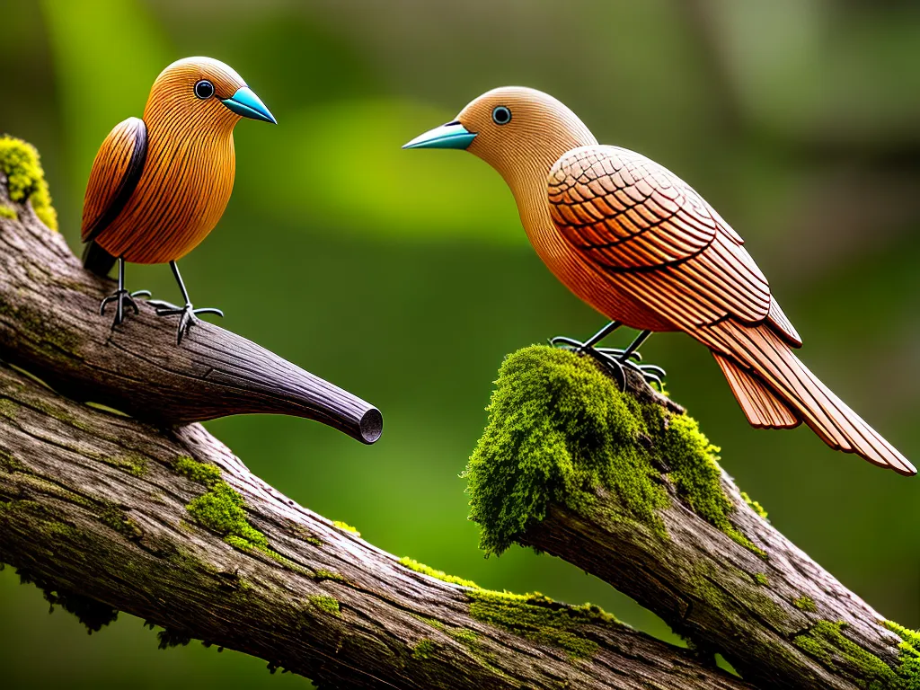 Natureza Escultura Madeira Aves Tecnicas Inspiracoes