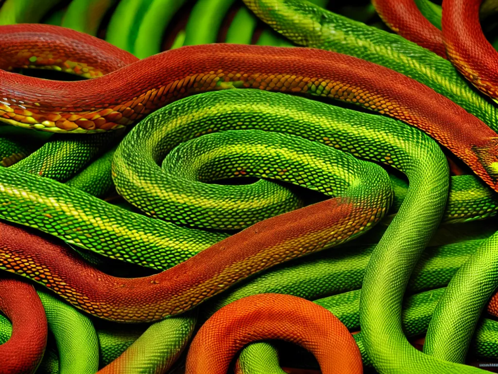 Natureza Evolucao Cobras Genero Atheris