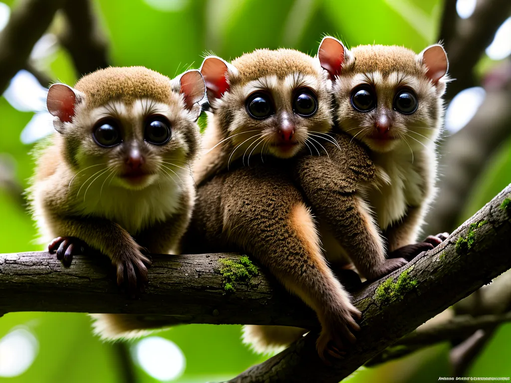 Natureza Fascinio Pequenos Primatas Tarsius Bushbabies