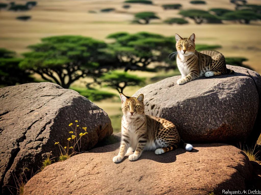 Natureza Historia Raca Gato Serengeti Felino Selvagem