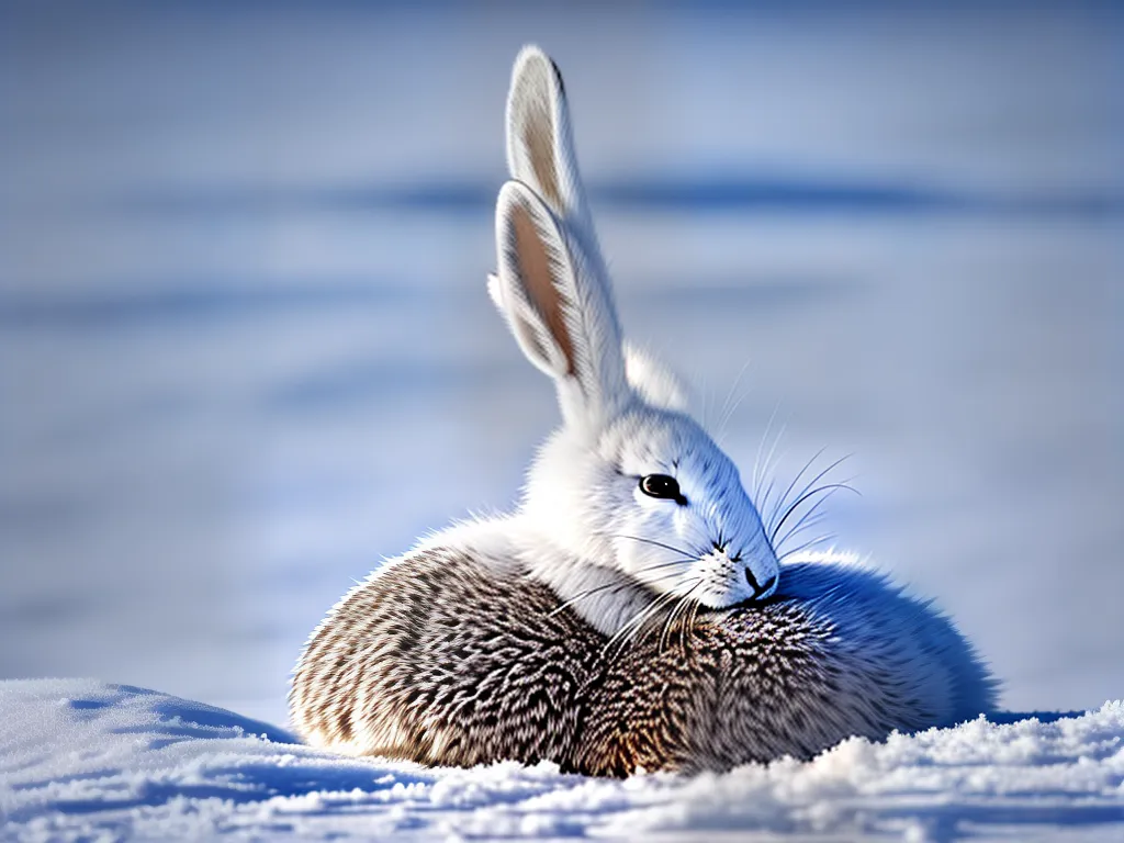 Natureza Lebreiro Artico Hibernacao Inverno