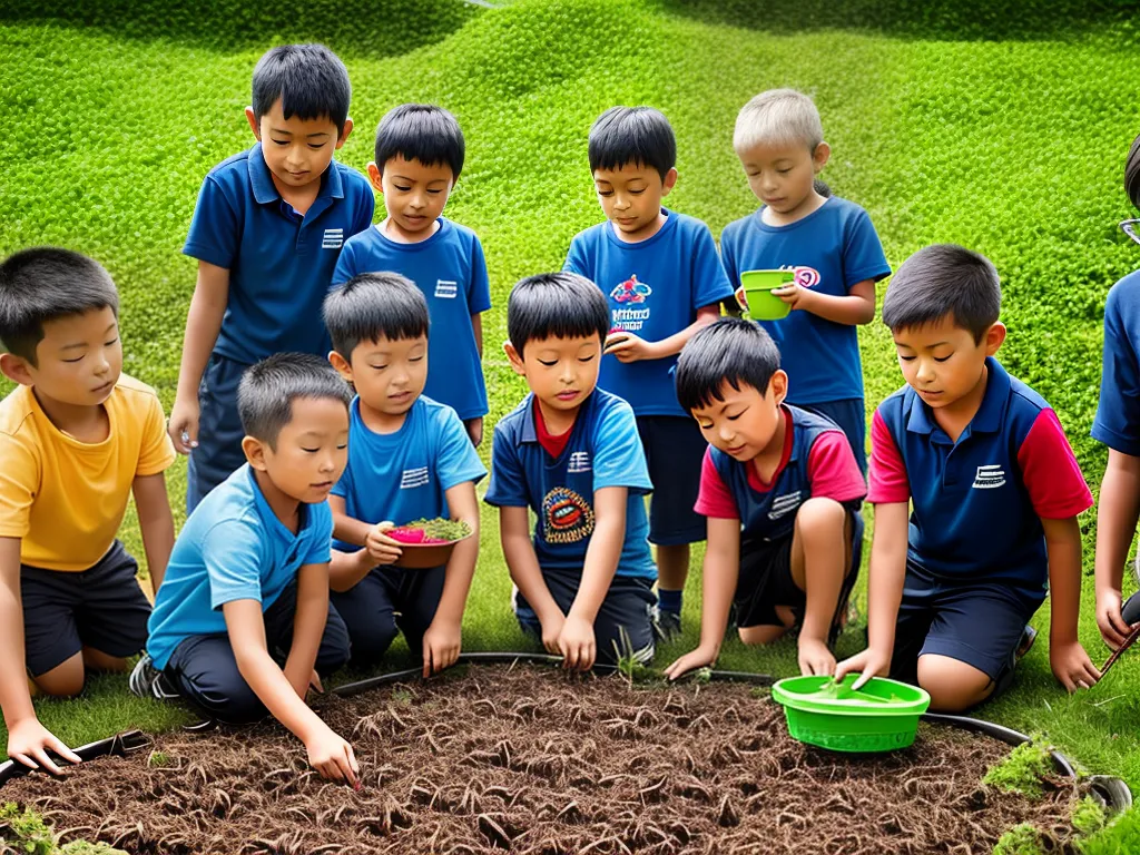 Natureza Minhocario Educacao Ambiental Ensinando As Criancas Sobre Sustentabilidade