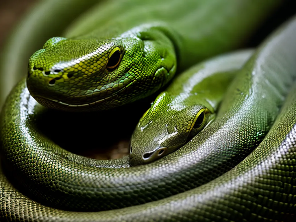 Natureza Os Segredos Da Vida De Uma Anaconda Verde