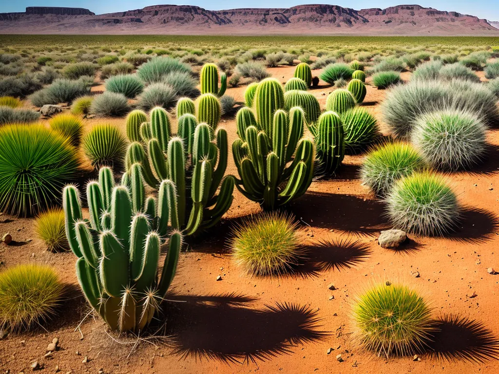Natureza Plantas Deserto Sobrevivendo Condicoes