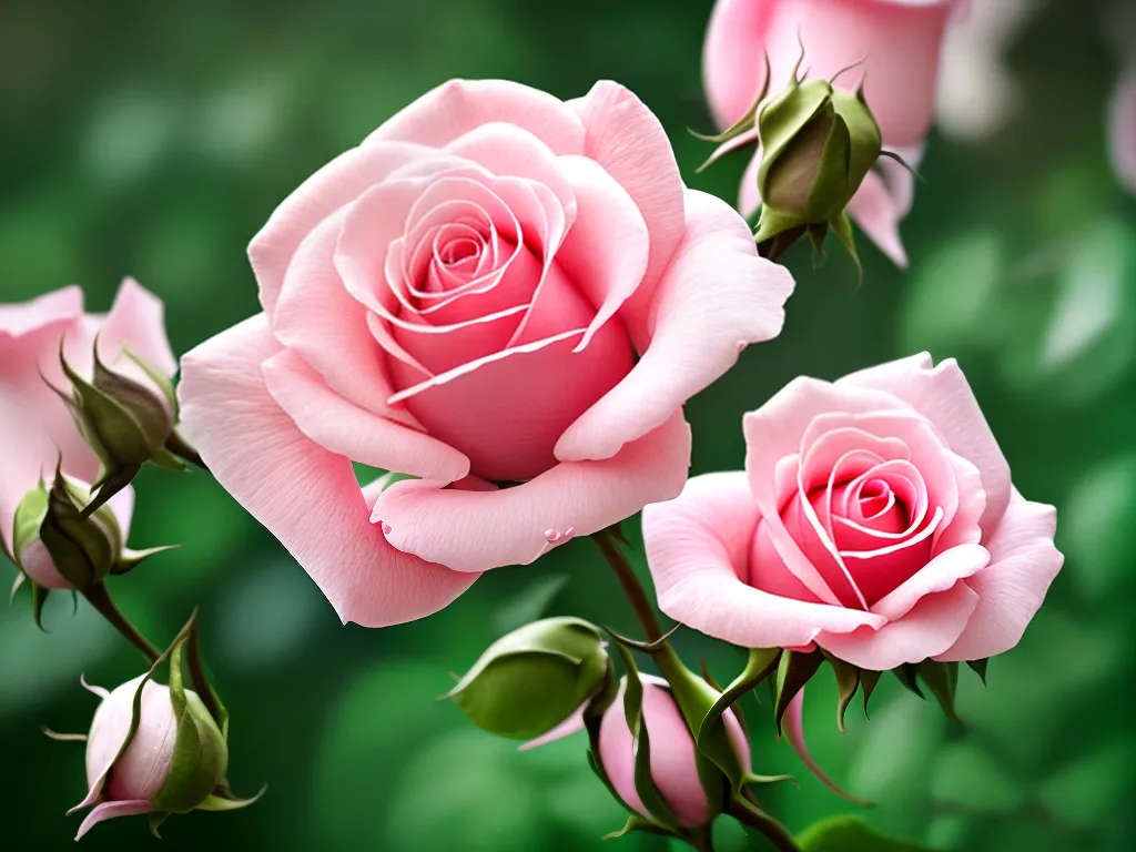 Natureza Plantas Flores Rosas Decoracao Romantismo