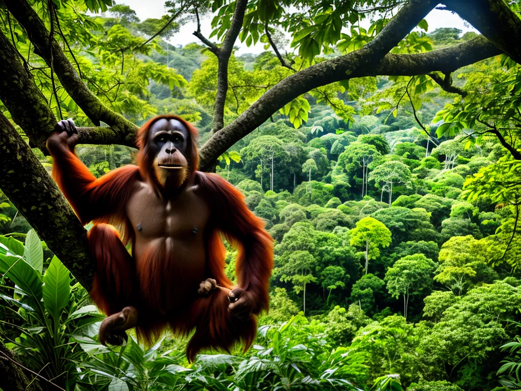 Orangotangos de Bornéu: Vida e Inteligência 7 Orangotangos de Bornéu: Vida e Inteligência 6