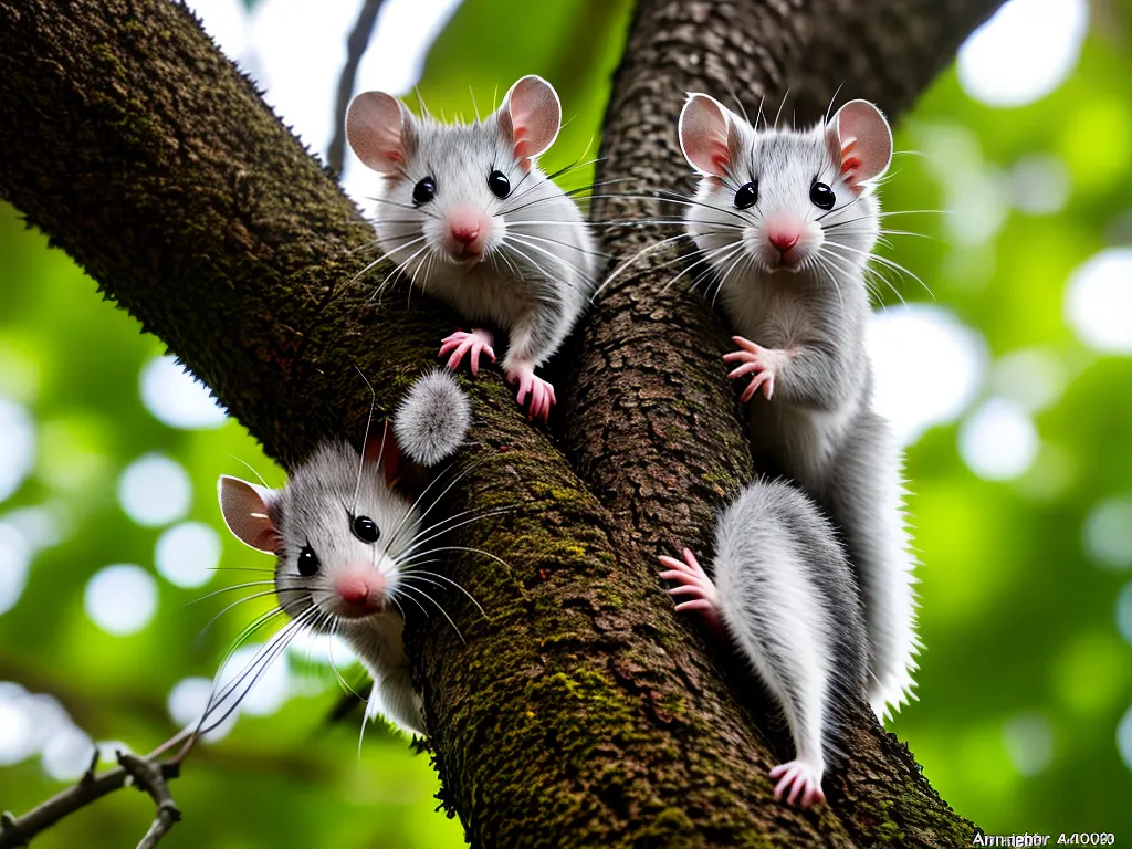 Natureza Ratos Arboricolas Rato Espinhoso Acomys E Rato Preguica Dendromus 1