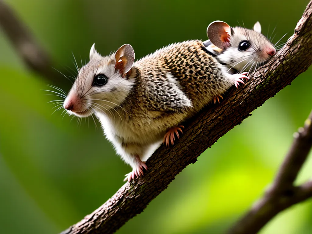 Natureza Ratos Arboricolas Rato Espinhoso Acomys E Rato Preguica Dendromus
