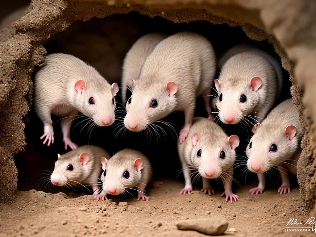 Natureza Ratos Toupeira Pelados Colonias Subterraneas