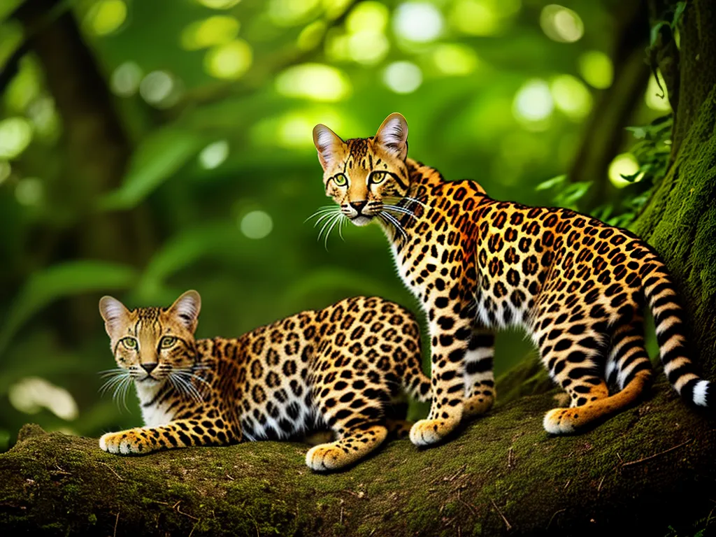 Natureza Relacao Gato Leopardo Fauna Sudeste Asiatico