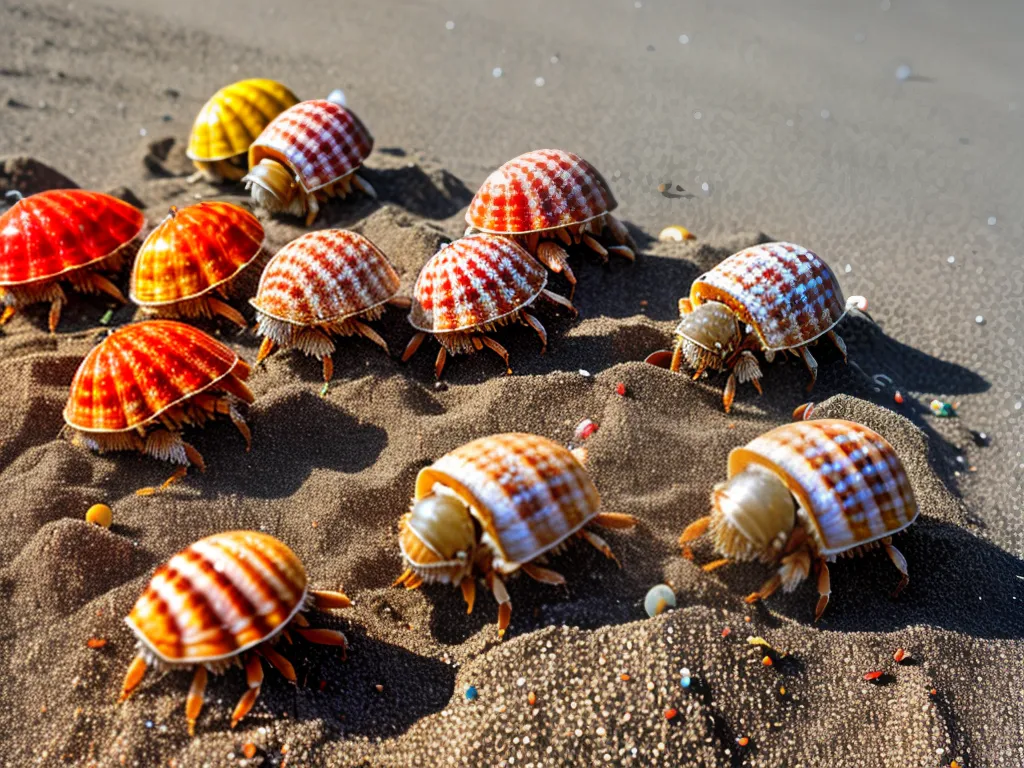 Natureza tipos caranguejos eremitas praias