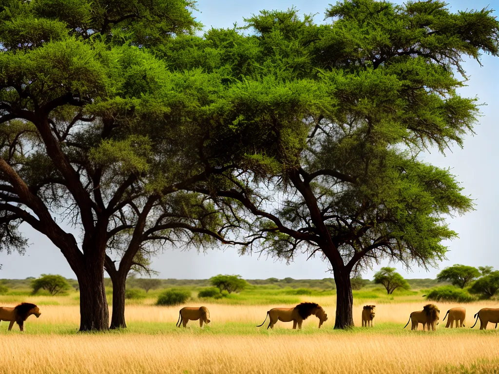 Natureza Tipos Leoes Encontrados Africa