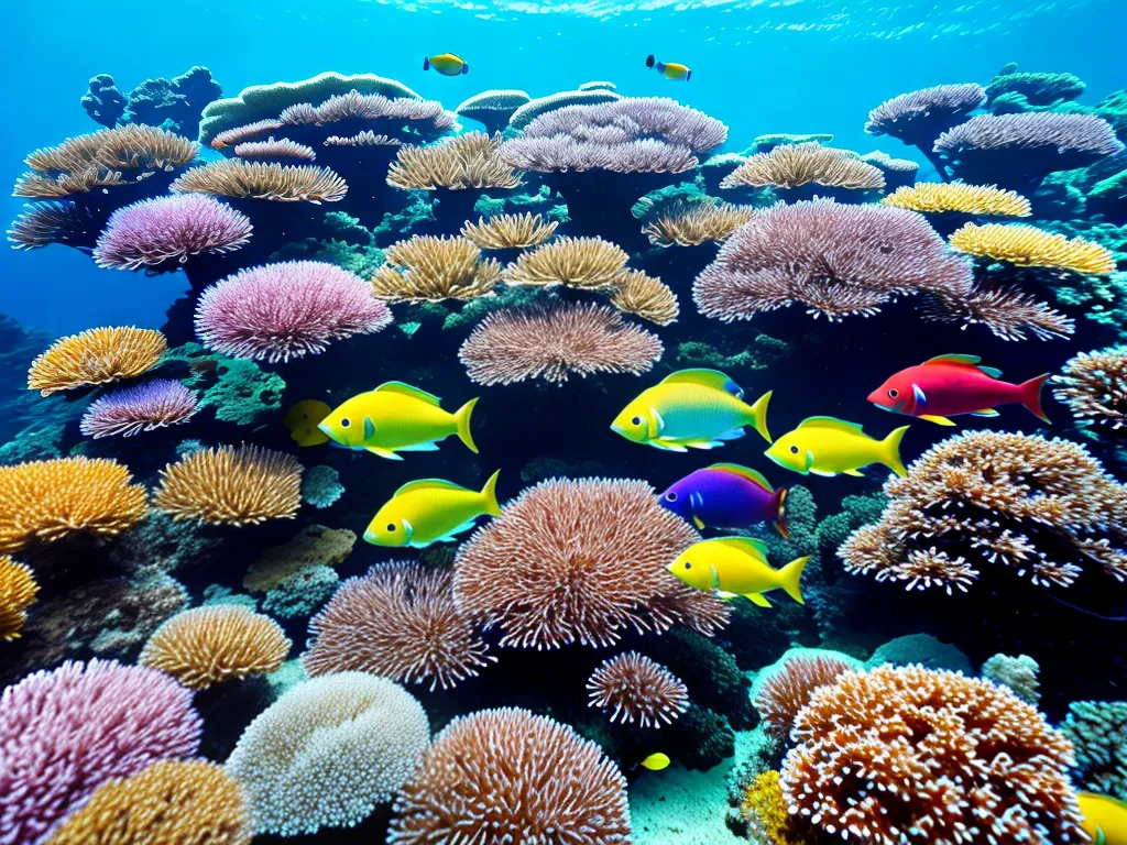 Natureza Tipos Peixes Recifes Coral
