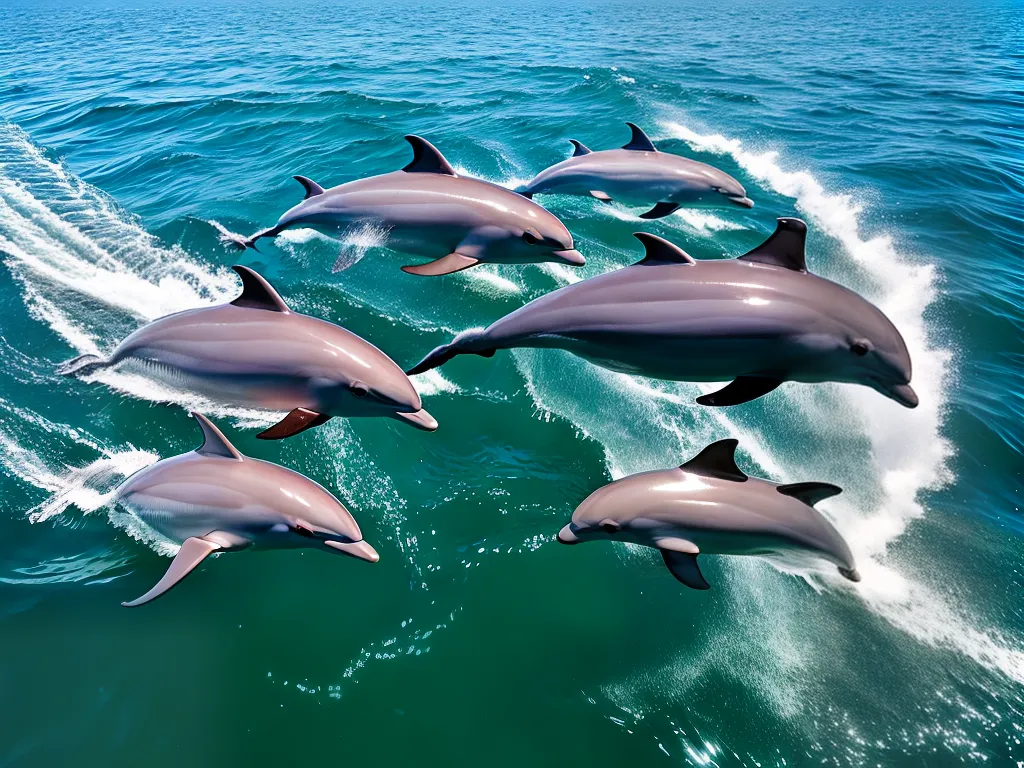 Natureza Tursiops Truncatus Vida Comportamento Golfinhos Nariz Garrafa