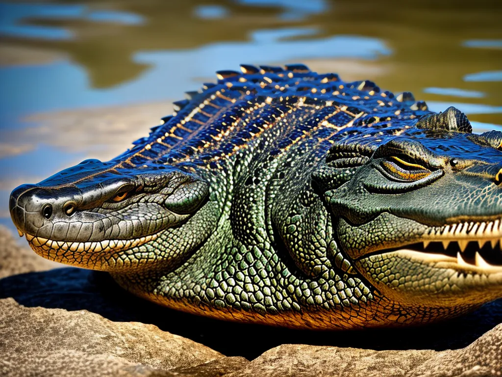 Planta A Vida Aquatica Dos Crocodilos E Jacares