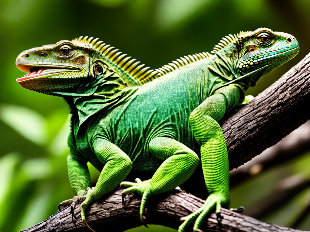 Planta A Vida Com Lagartos Monitores Geckos E Iguanas