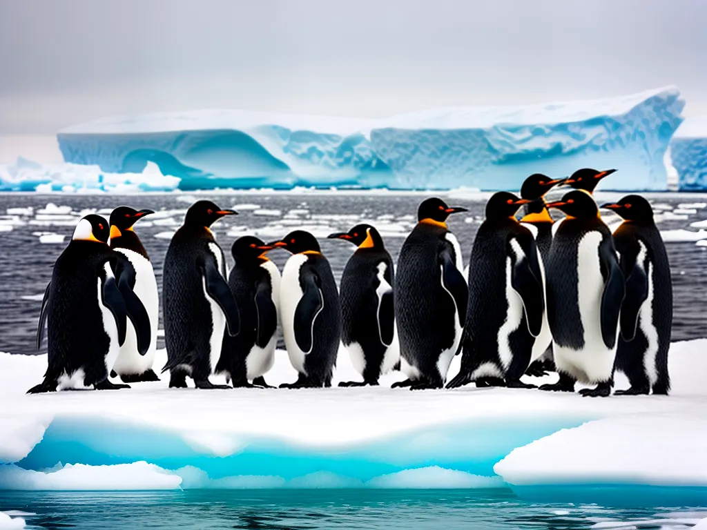 Planta Adaptacao Pinguins Habitat Gelado Antartica