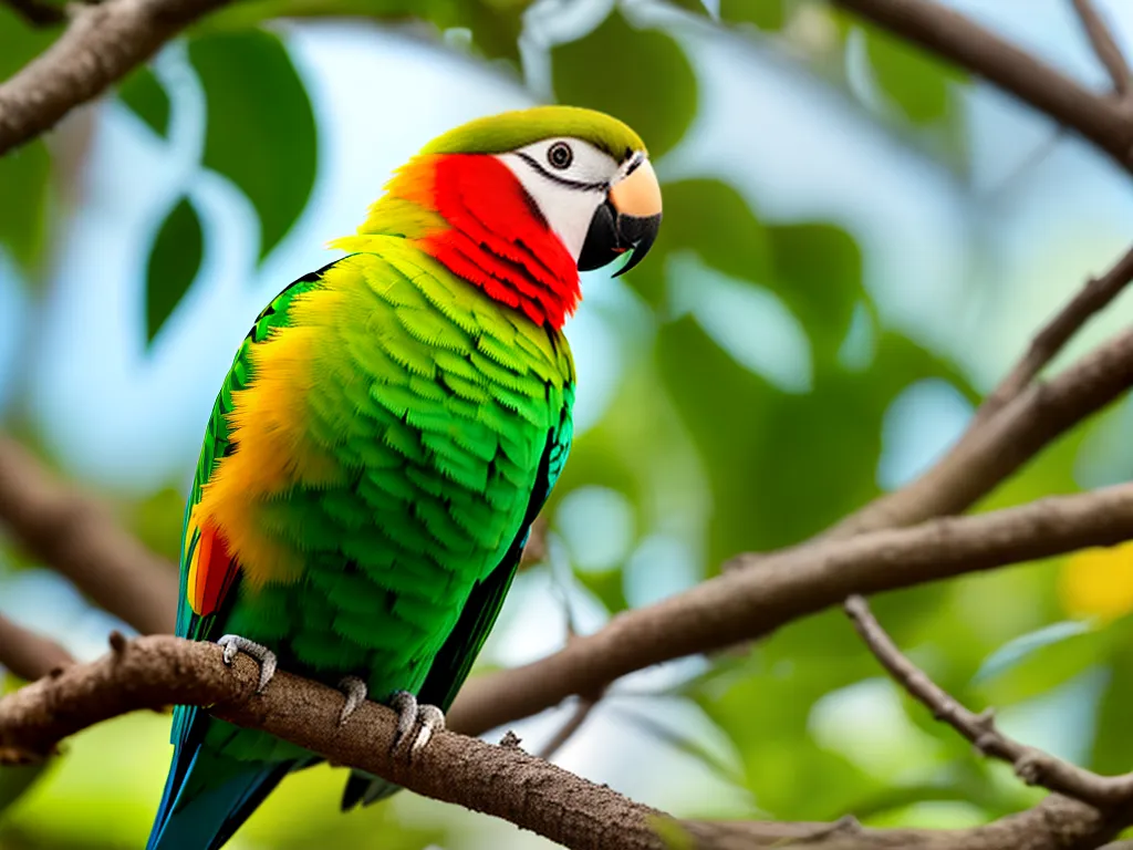 Descubra a Beleza do Periquito-Rei Aratinga Leucophthalmus 4