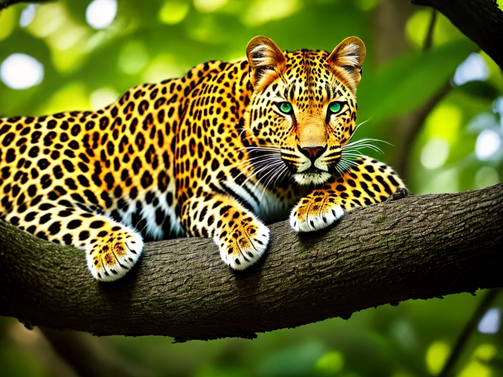 Planta Biologia Comportamento Leopardo Nebuloso
