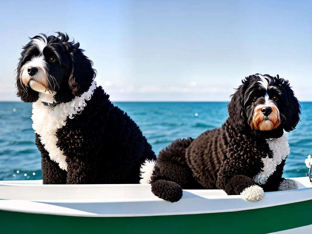 O Pescador e seu Leal Cão de Água Português 4