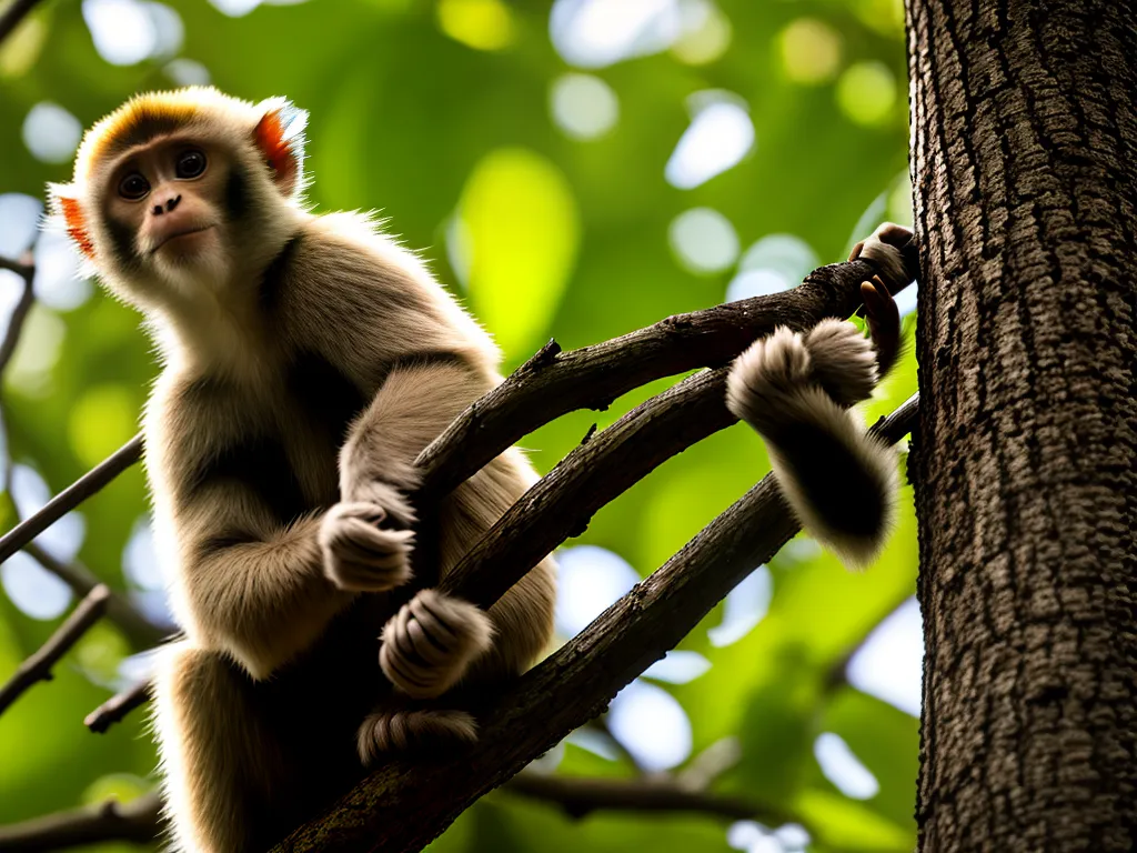 Planta Cebus Capucinus Inteligencia Uso Ferramentas Macacos Prego