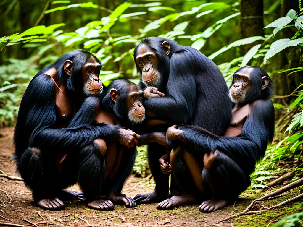 Planta Chimpanzes Comunidades Sociais