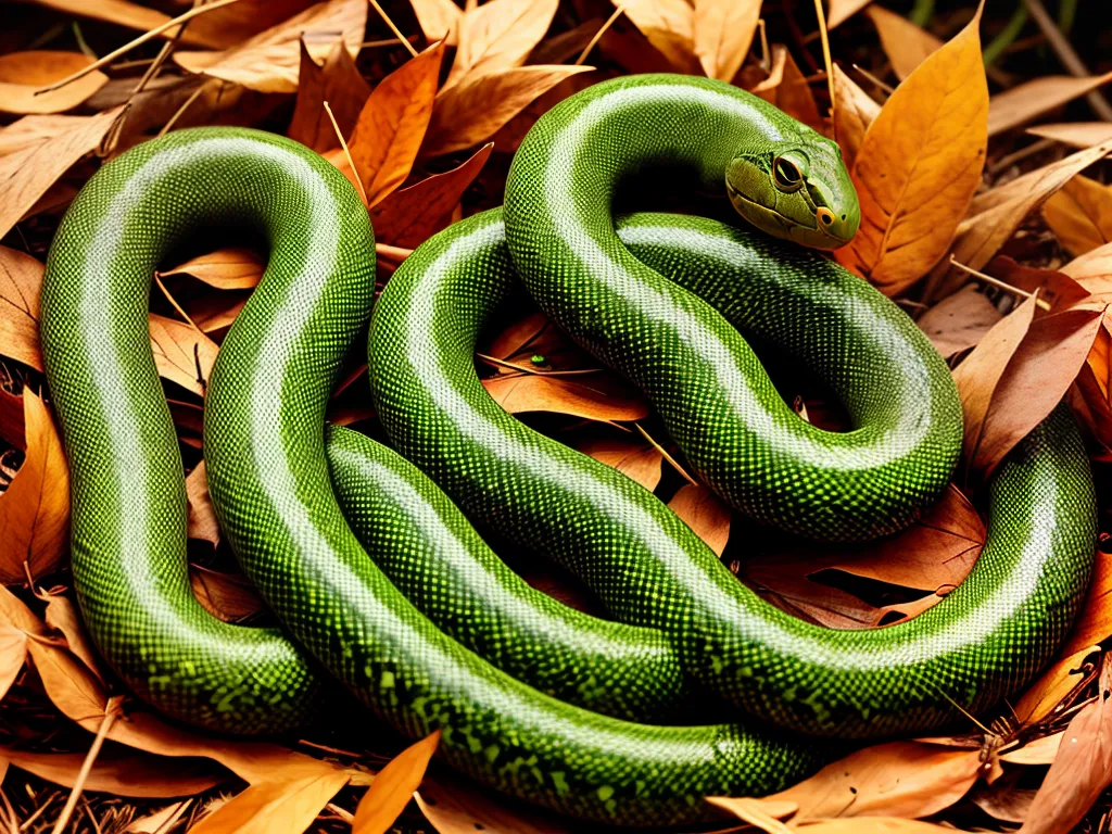 Planta Cobra Imita Cor Textura Folhas Predadores