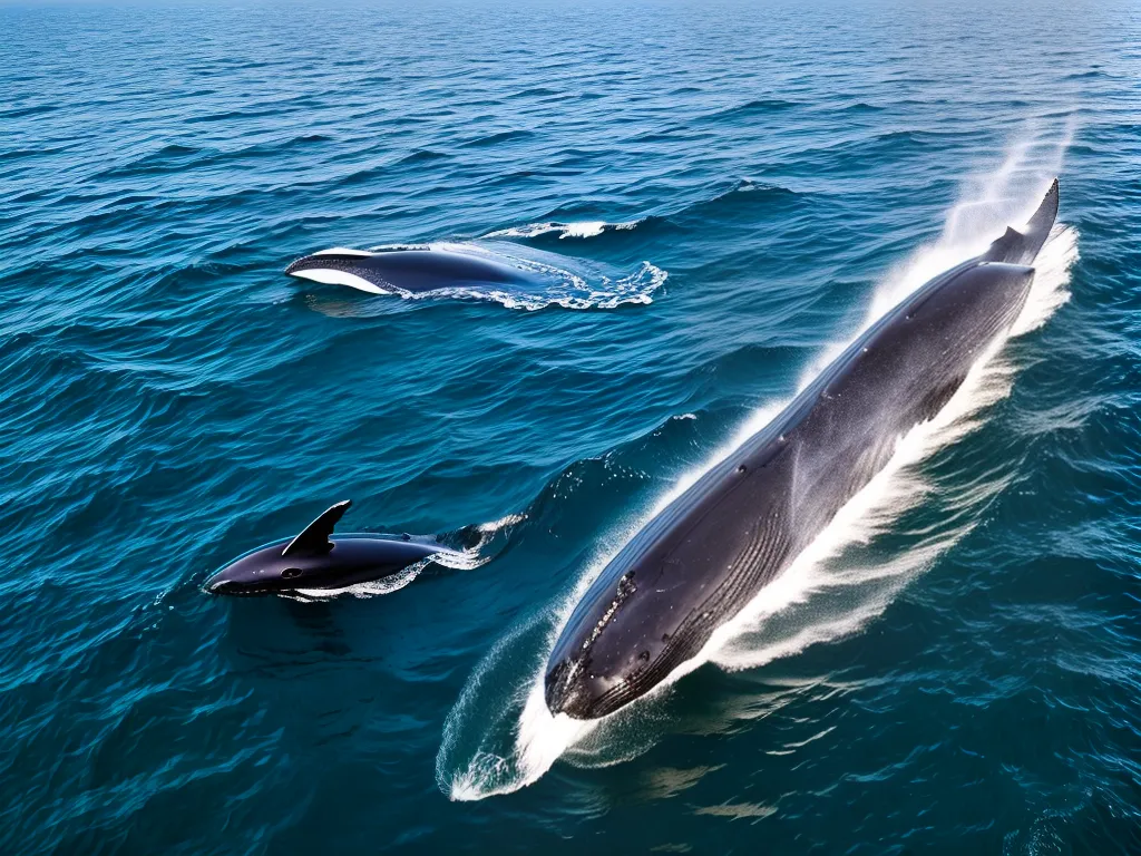 Planta Como Baleias Usam Sons Navegar Comunicar