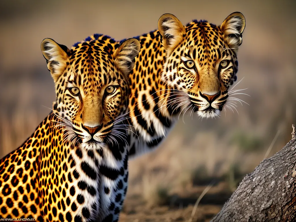 Planta Como Leopardos Usam Camuflagem Para Atacar Presas
