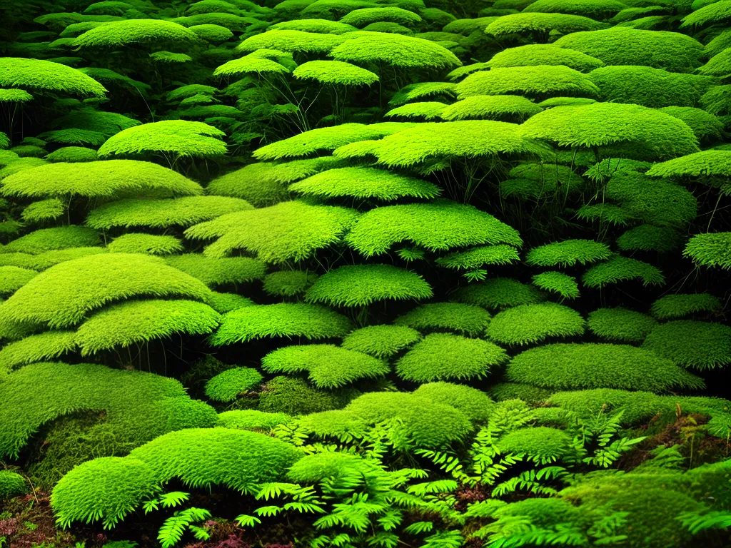 Planta como musgos contribuem saude solo